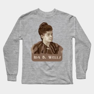 Ida B. Wells Portrait Long Sleeve T-Shirt